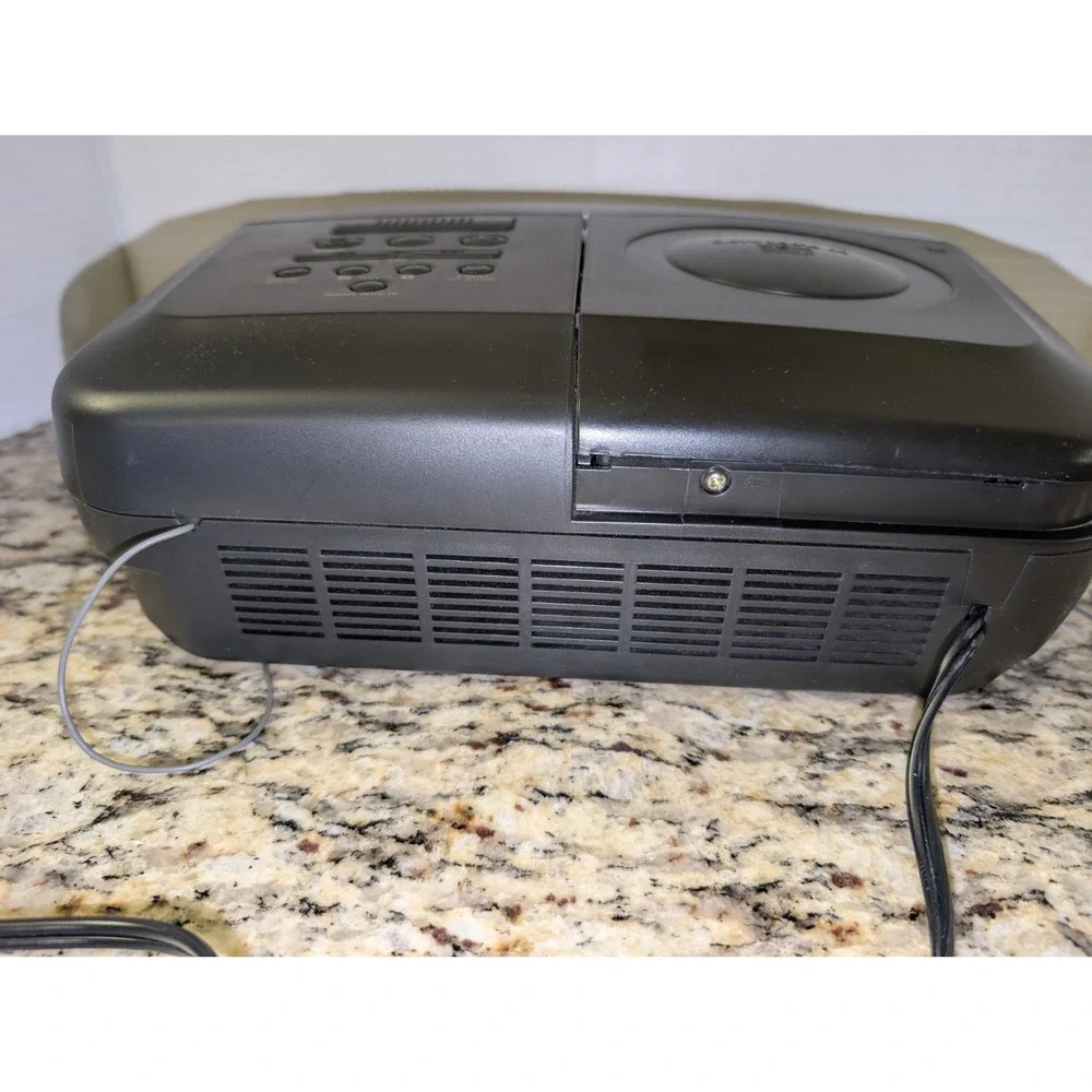 Sony ICF-CD820 AM/FM Stereo Dual Alarm Clock Radio with CD Player Tested Works